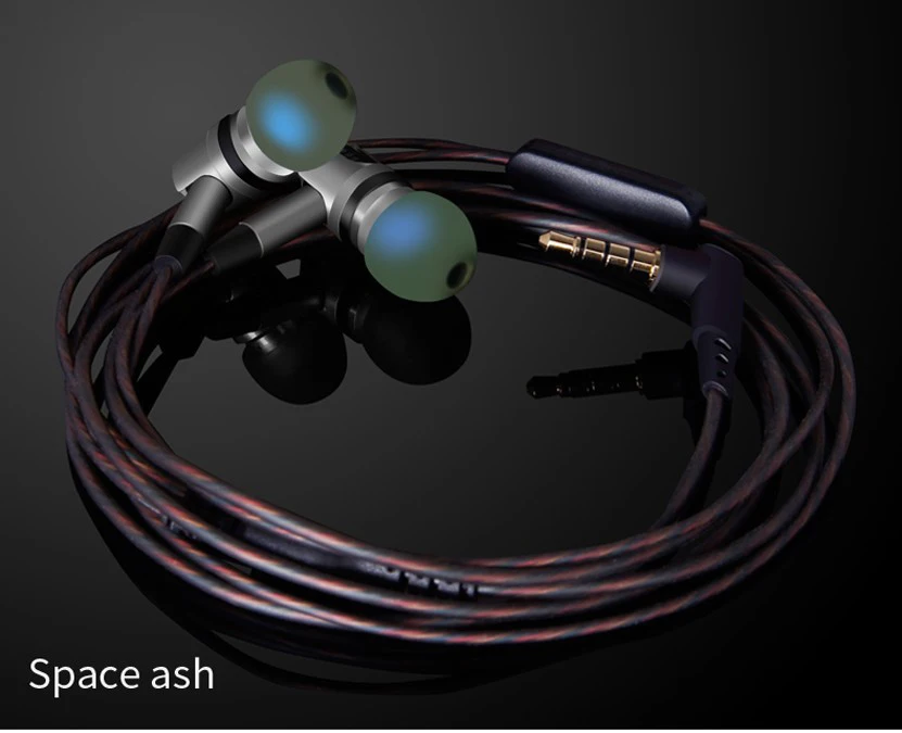 X46M Waterproof Metal In Ear Headphone with Mic