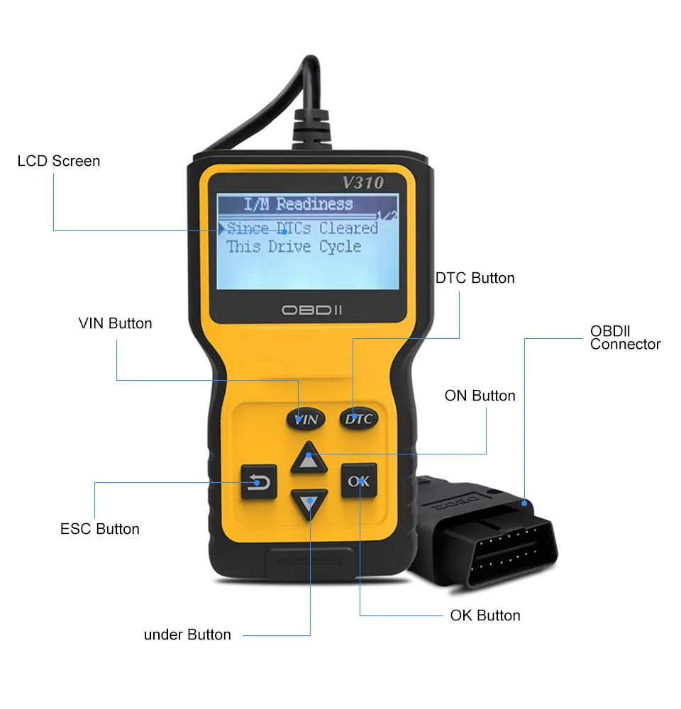 AOSHIKE OBD диагностический инструмент OBDII протоколы Смарт сканирующий инструмент код считыватель двигателя проверка OBD2 сканер Профессиональный