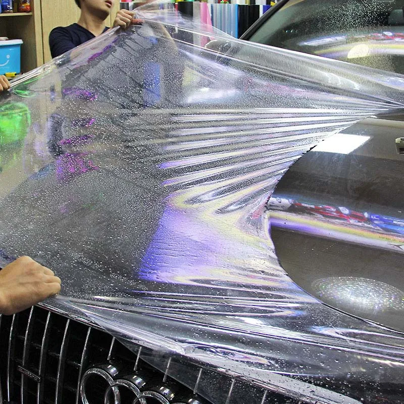 50*200CM Transparent Car Protective Film Sticker With 3 Layers PPF Car Paint Protection Film Car Protect Film Wrap