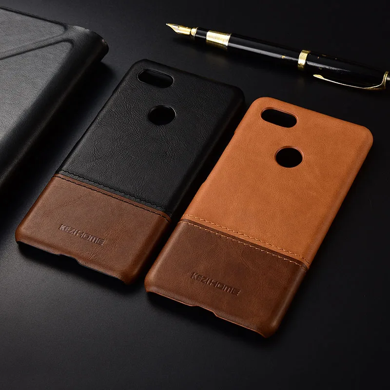 

For Google Pixel 3A XL Case 2 3 XL Luxury Original Hard Back Cover Genuine Leather Wallet Card Holder Man Girl Phone Case