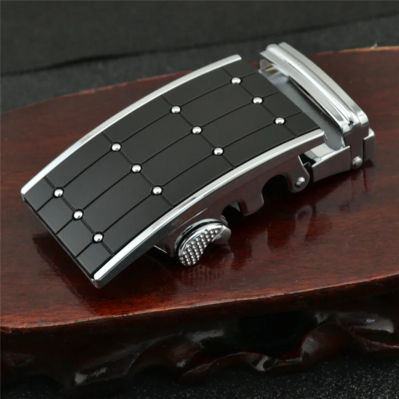 

Automatic belt buckle for men Not contain body Fashion casual Suitable for jeans width 3.5cm Genuine Leather Youth waist tape