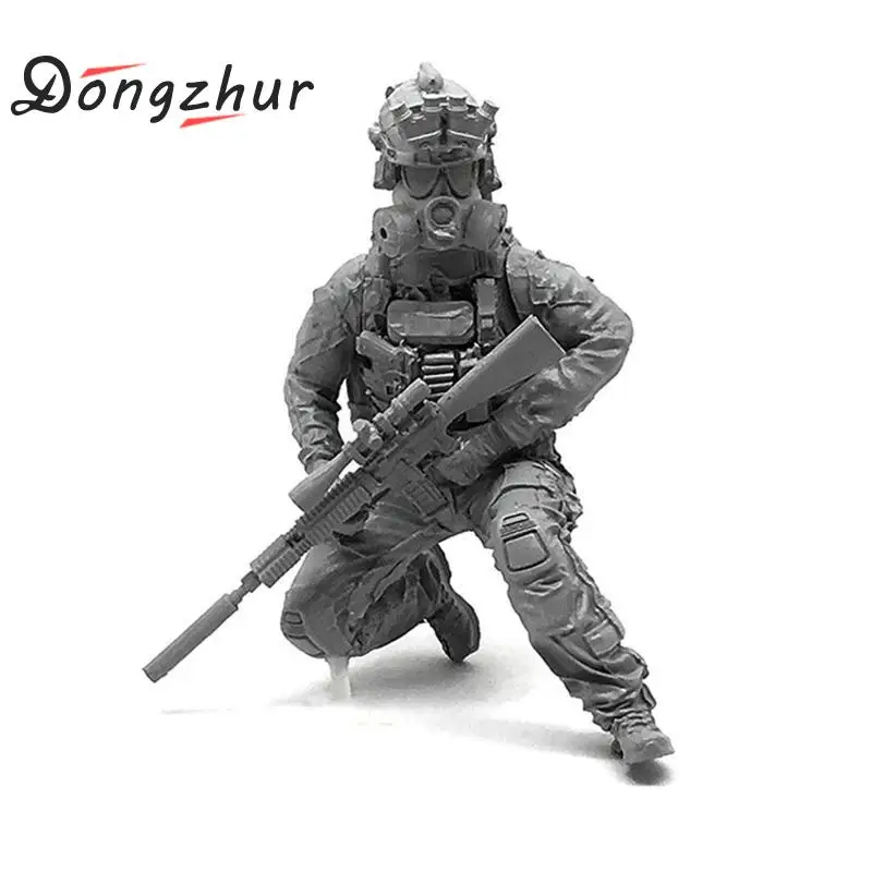 Dongzhur 1/35 Sniper Смола Солдат модель Diy Сборка игрушки дома украшения ручной работы 1 35 Масштаб модели цифры Hong-14