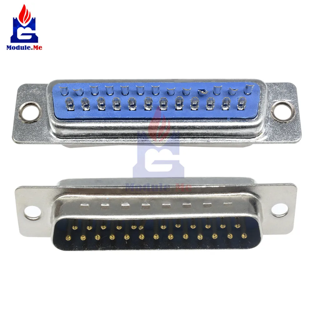 25 контактов флейта DB25 DB25M разъем типа припоя DB25|connector pin|connector male |
