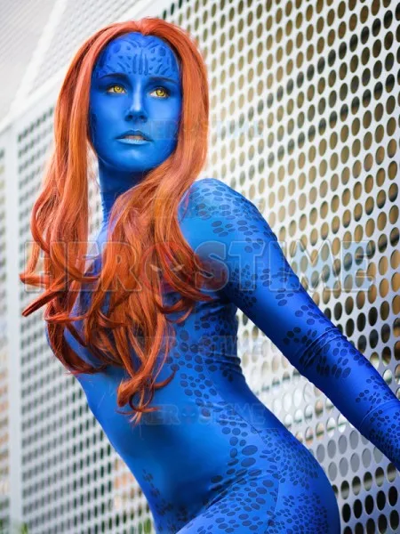 Костюм Mystique с 3D принтом костюм для косплея из лайкры 2018 супергероя женщин девушек