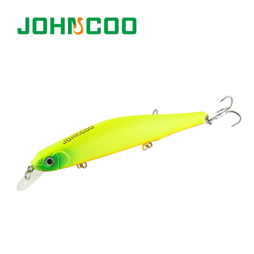 JOHNCOO 1 шт. новый жесткий Minnow рыболовный Воблер для рыбалки 11 5 см 17 6 г