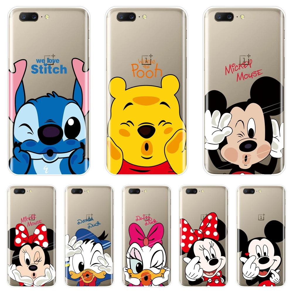 

Cute Mickey Minnie Mouse Soft Silicone Phone Case For One Plus 6 6T 5 5T 3 3T Back Cover For OnePlus 6 6T 5 5T 3 3T Case