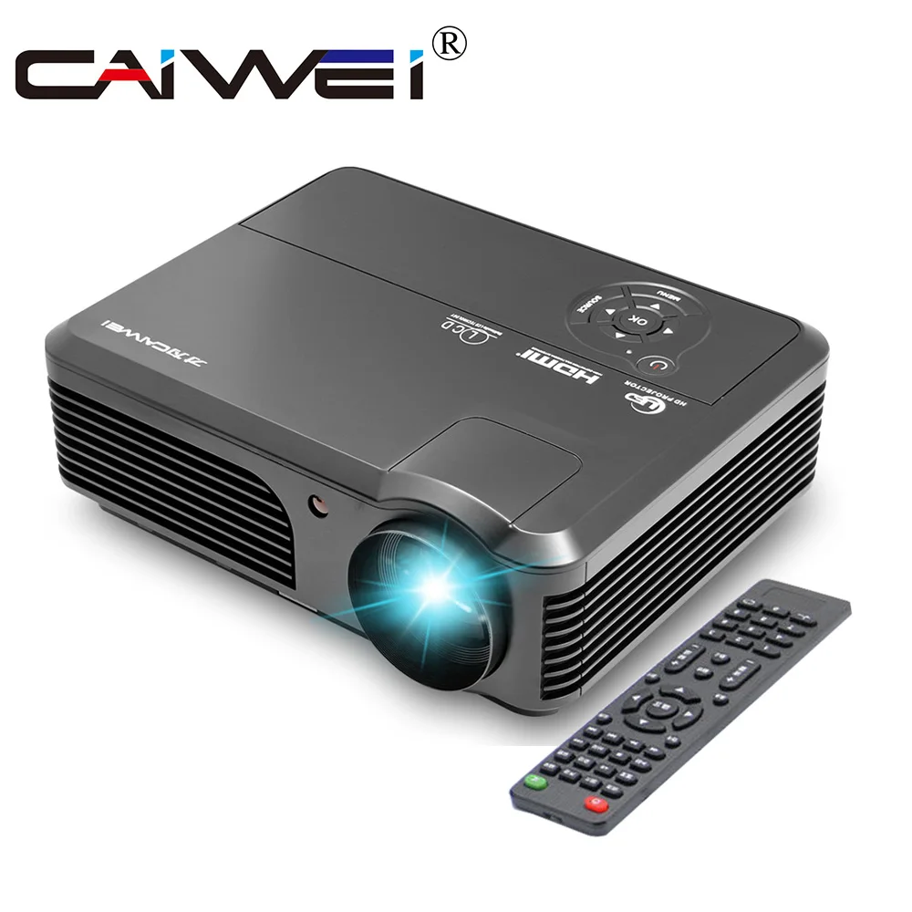 CAIWEI A6 Digital HD font b Smart b font Projector 1080p HDMI VGA USB font b