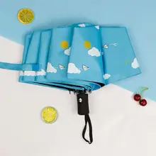 Automatic Folding Umbrella Chuva Mulheres Viajar óculos de Sol Guarda-chuva à prova d' água Para Crianças Meninas Bonitos Homem Paraguas Sombrinha Guarda Chuva