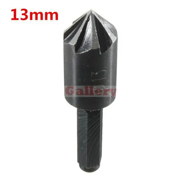 

13 Mm 1/4 Inch Hex Shank 7 Flutes Hcs Countersink Drill Bit Chamfering Cutter Reamer Chamfer 1 Drill Bit Set Drill Bit