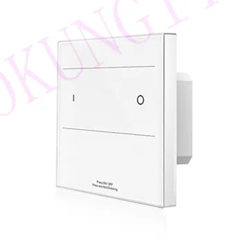 

85-265VAC 1 Zone 2.4G Brightness Touch Panel Remote Control T16-1 single color DMX512 master panel RF2.4G remote control