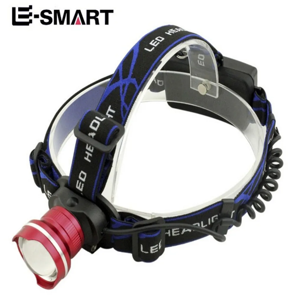 

E-SMARTER 2000LM T6 L2 LED Headlamp 3-Mode Zoom Headlight Waterproof Head Torch Camping Frontal Lantern Hunting Flashlight