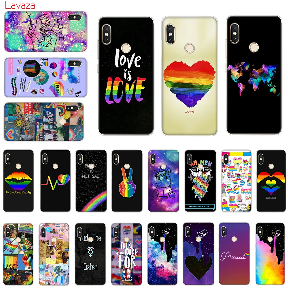 

Lavaza Love Is Love LGBT Rainbow Heart Hard Phone Case for Xiaomi Redmi 5A 5 Plus 6 Pro 6A cases for Redmi Note 5 6 7 Pro Cover