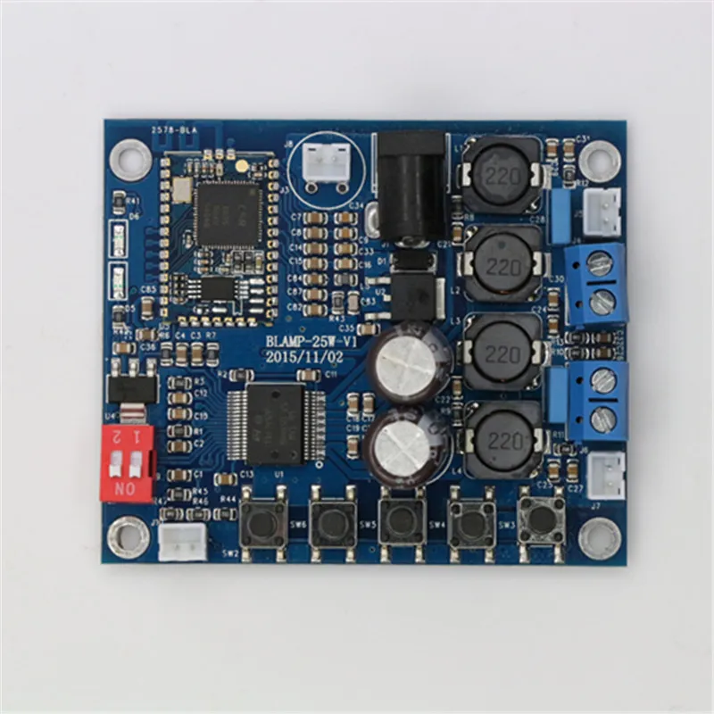 DIY CSR4.0 усилитель мощности плата Bluetooth аудио приемный TDA7492P 25 Вт + Цифровой