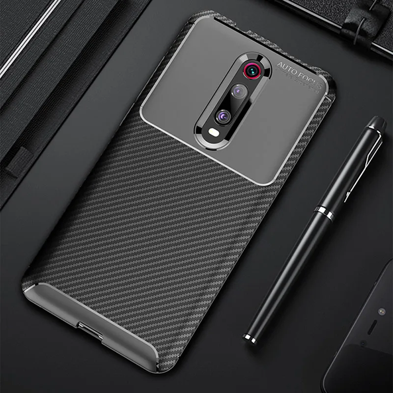

Case for Xiaomi Redmi K20 Pro Case Silicone Cover for Xiaomi Mi 9T Pro Mi9T Case Shockproof Carbon Fiber Cover for Redmi K20