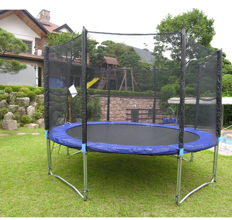 12 Feet Jump Trampoline Set With Mat Safe Net Ladder Trampolines Aliexpress