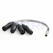 10 pin к XLR 3 Pin Atomos Breakout аудио кабель для Shogun мониторный рекордер