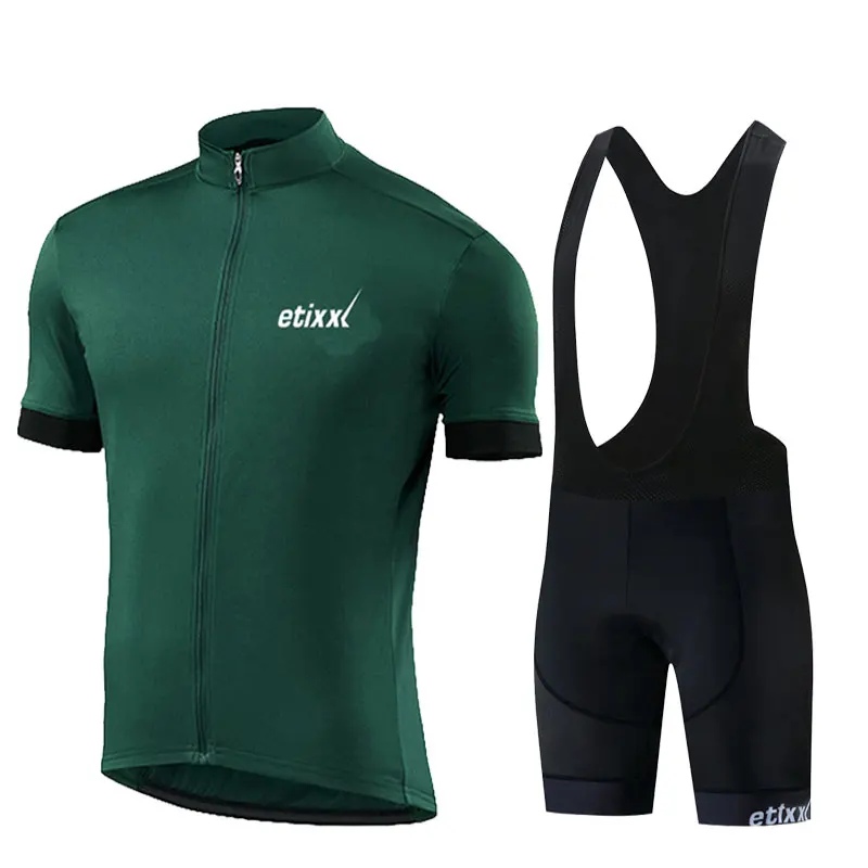 New Cycling Jersey Set MTB Uniform Bike Clothing Ropa Ciclismo Bicycle Wear Clothes Mens Short Maillot Culotte - Цвет: cycling set 1