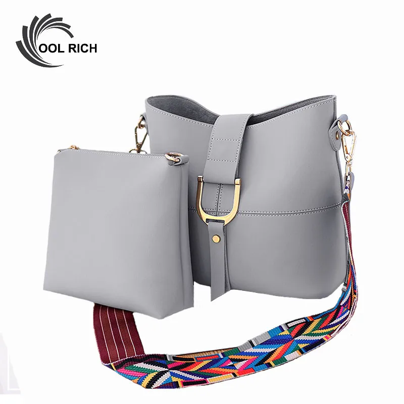 2016 New Design font b Women b font Bucket font b Bag b font Set Fashion
