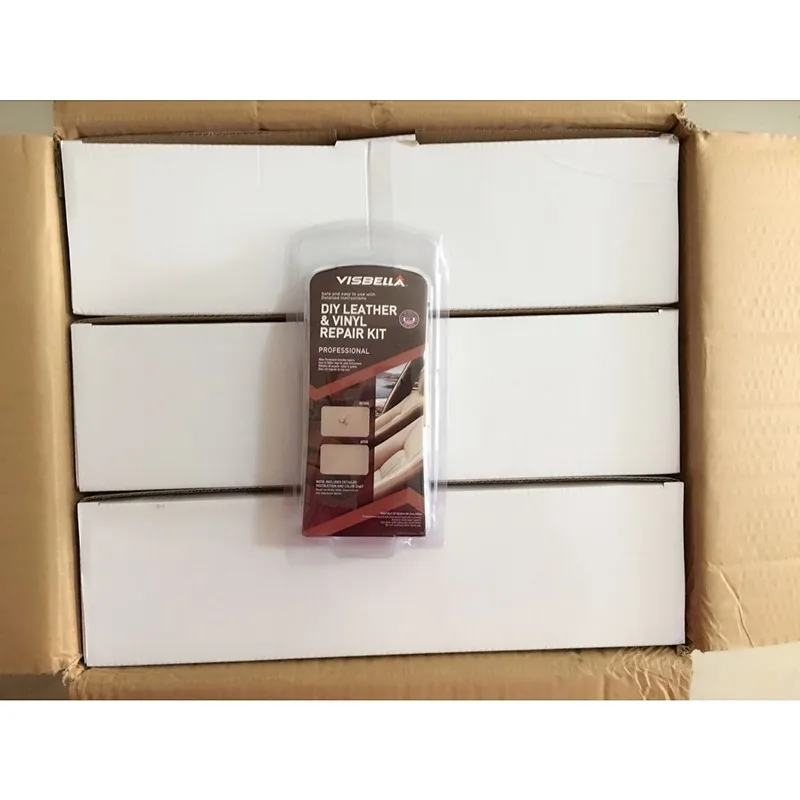 72pc(12pc*6box) wholesale DIY leather vinyl repair kit for car seat fur clothing boots Rips fix crack cuts restoration tools
