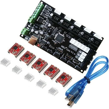 

MKS Gen V1.4 integrated mainboard compatible with 5 pcs A4988