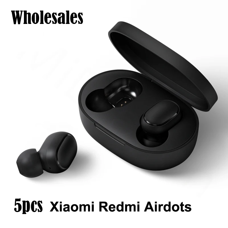 В Xiaomi Redmi Airdots Bluetooth 5,0 TWS беспроводные Bluetooth наушники стерео бас с микрофоном наушники - Цвет: Redmi Airdots 5pcs