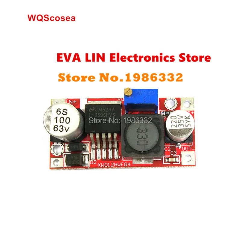 WS16 LM2596 HV 3A 15W DC To DC 4.5 56V Step Down to 3 35V Buck