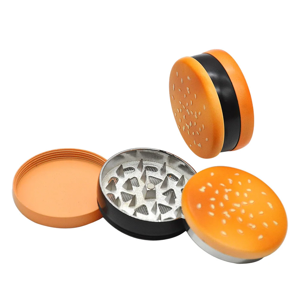 12pcs/lot 55MM 3 Layers Alloy Tobacco Grinder Herb Grinder Tobacco