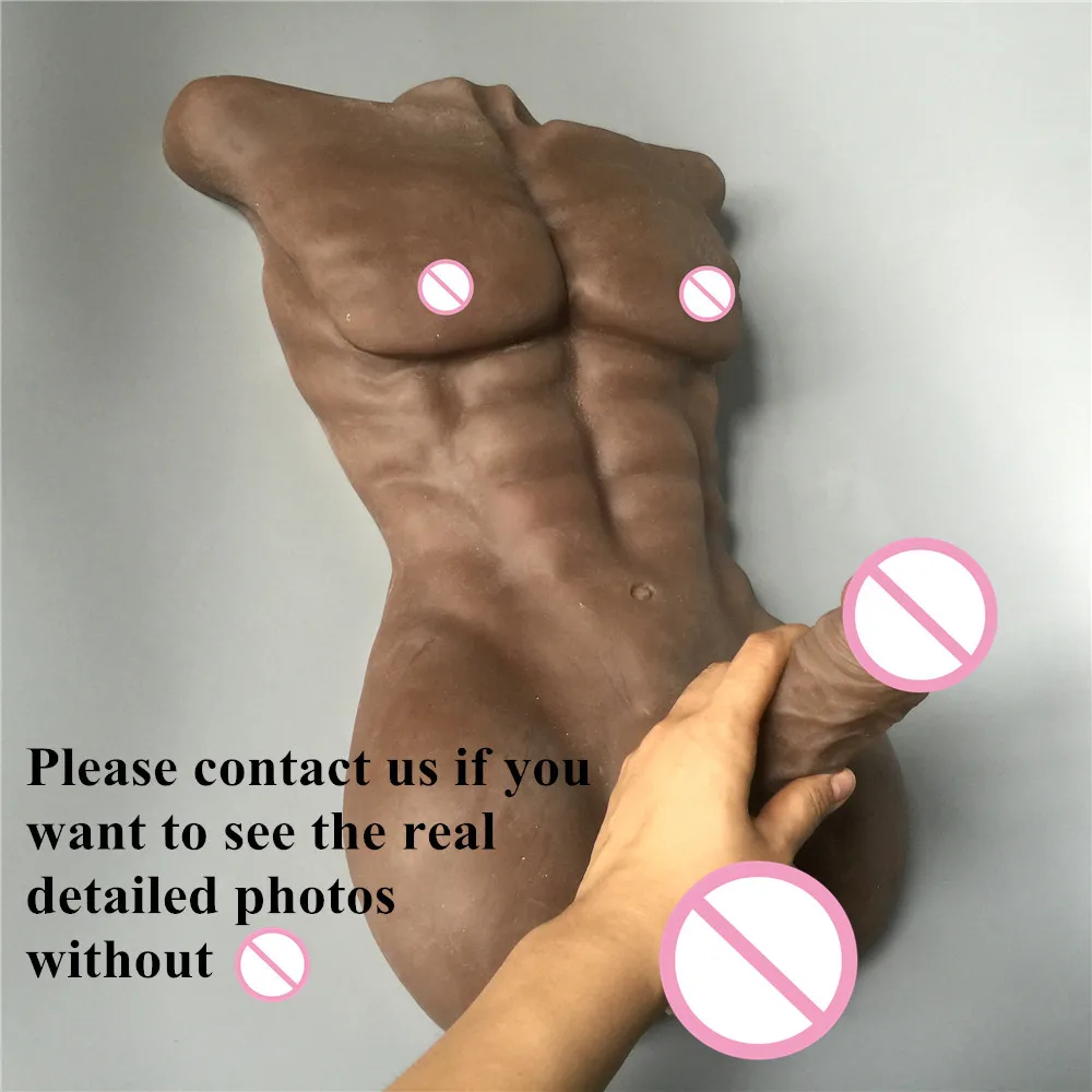 Huge Dick Lesbians - US $151.21 25% OFF|Black solid real silicone realistic sex/love doll/dolls  porn for women gay lesbian sex doll masturbator machines big dick penis-in  ...