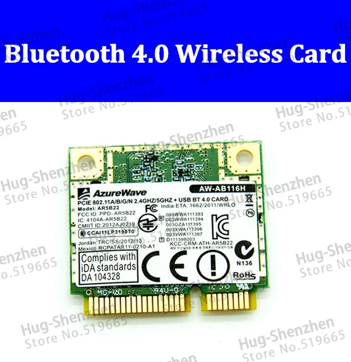Atheros AR5B22 half Mini PCI E Wireless express card 300mbps Laptop