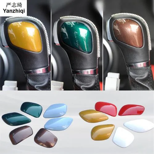 

2pcs/lot Car stickers ABS material Paint gear Lever head decoration cover for 2013-2018 Volkswagen VW Beetle
