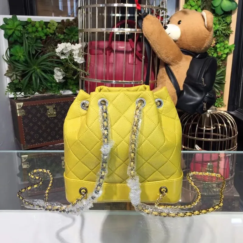 

WA0641BG Fashionable Luxury Backpack Simple Portable Folding Europe Designer Backpack Europe Brand Runway Luggage Bag