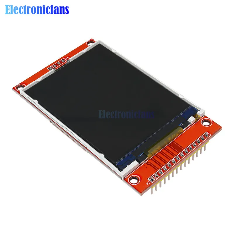 2," 2,8 дюймов TFT SPI 240X320 lcd модуль последовательного порта+ PCB адаптер Micro SD ILI9341 5 В/3,3 В модуль ЖК-дисплея