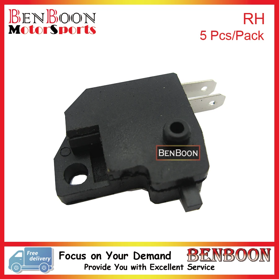 5 Pcs/pack Handle Brake Switch Right Side for GY6 50cc 139QMB Engine