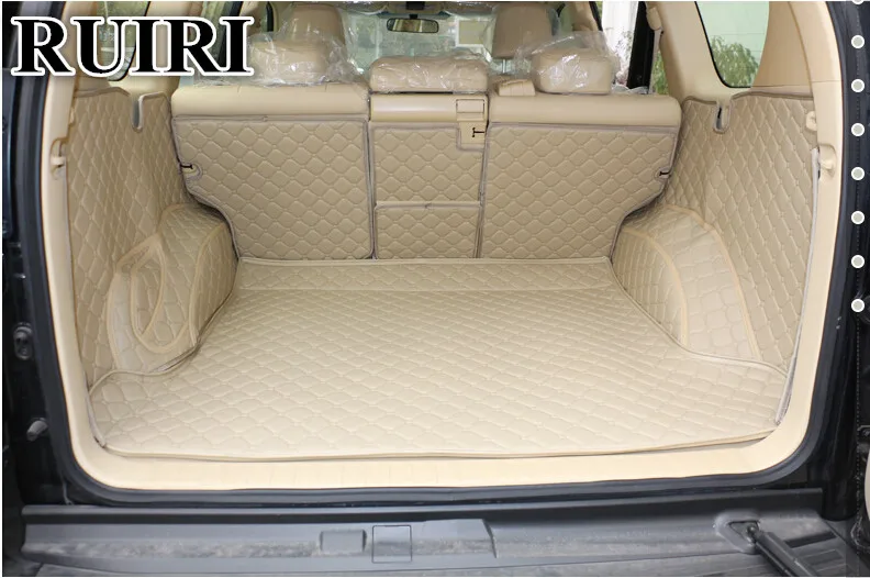 Хорошие коврики! Специальные автомобильные коврики для багажника Toyota Land Cruiser Prado 150 5 мест-2010 водонепроницаемые коврики для багажника