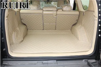 

Full set car trunk mats + Rear door mat for Toyota Land Cruiser Prado 150 5 seats 2017-2010 waterproof cargo liner boot carpets