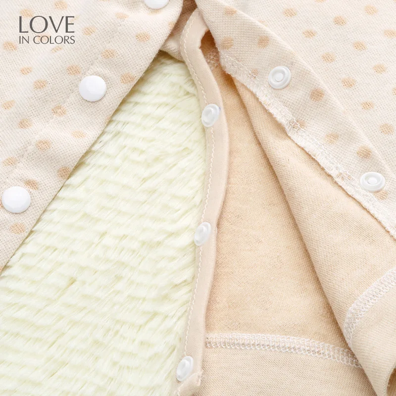 Loveincolors детские комбинезоны из 100% хлопка в горошек мягкая детская одежда|baby