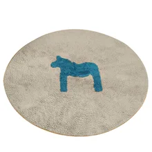 Детский круглый ковер и ковер, милый конский ковер, круглый ковер для детей, напольный коврик для детской комнаты, детские игровые коврики, прикроватный круглый коврик
