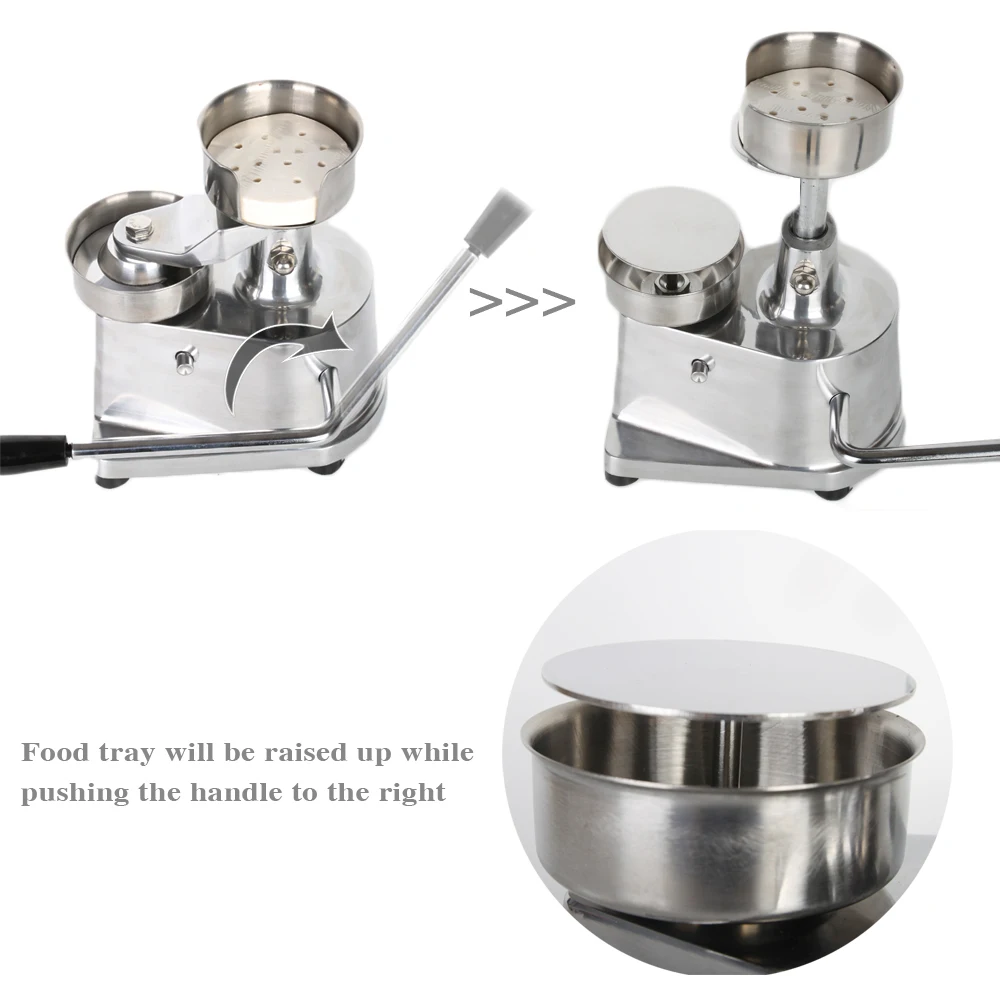 ITOP 100mm-130mm Hamburger Press Burger Forming Machine Round Meat shaping Aluminum Machine Forming Burger Patty Makers