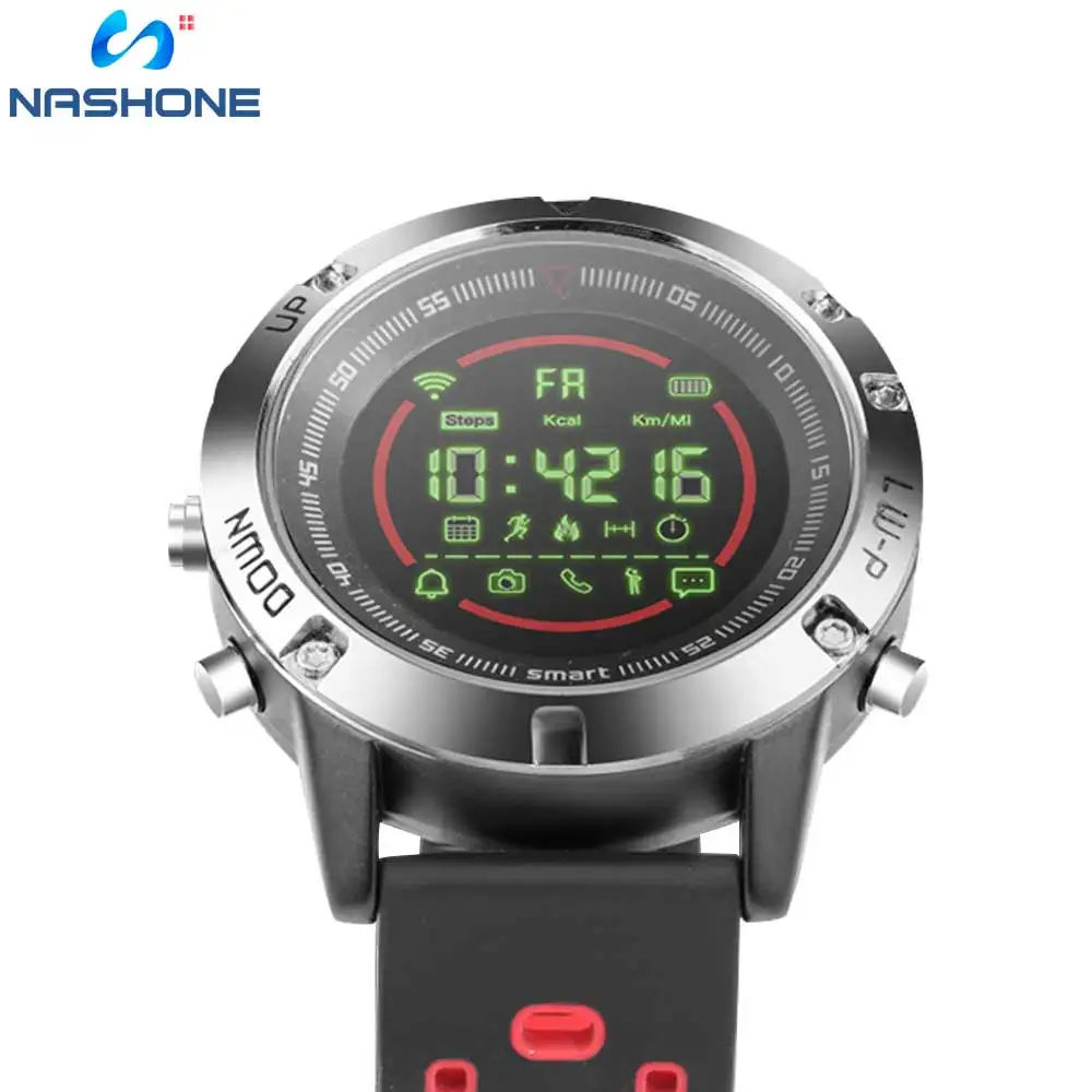 Nashone IT142 Sport Watch Men waterproof Smart Watch Digital Swimming Diving Wristwatch Montre Homme