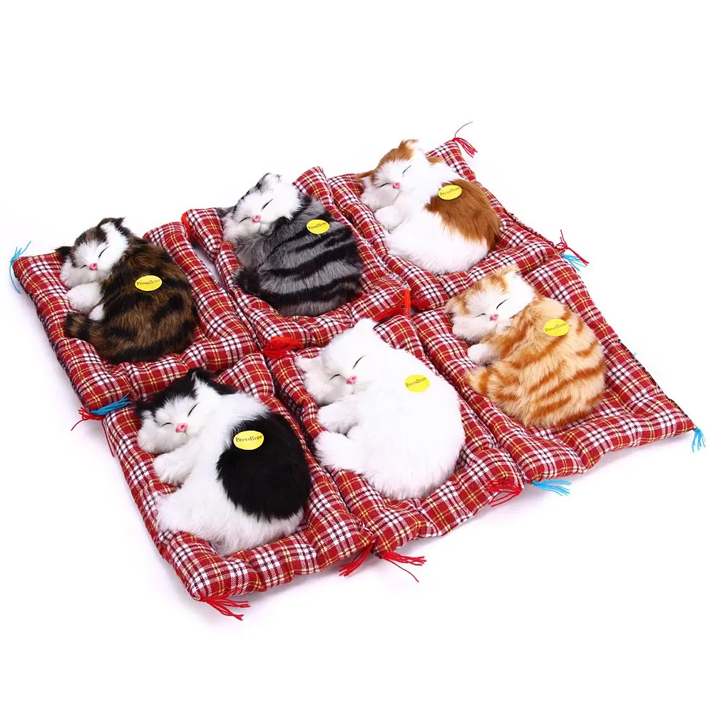 Pelucia Animais кошка плюшевые котята животные куклы спящий Котенок Плюшевые игрушки со