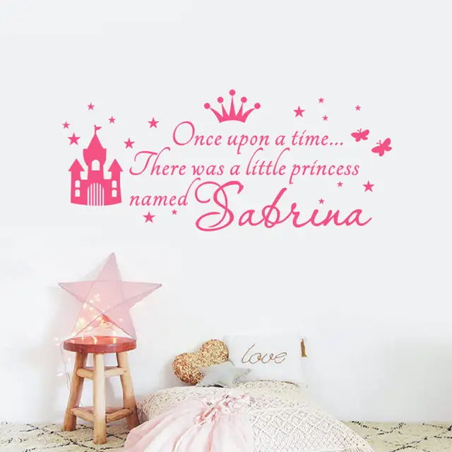 online shop asapfor custom princess name decals wall sticker for