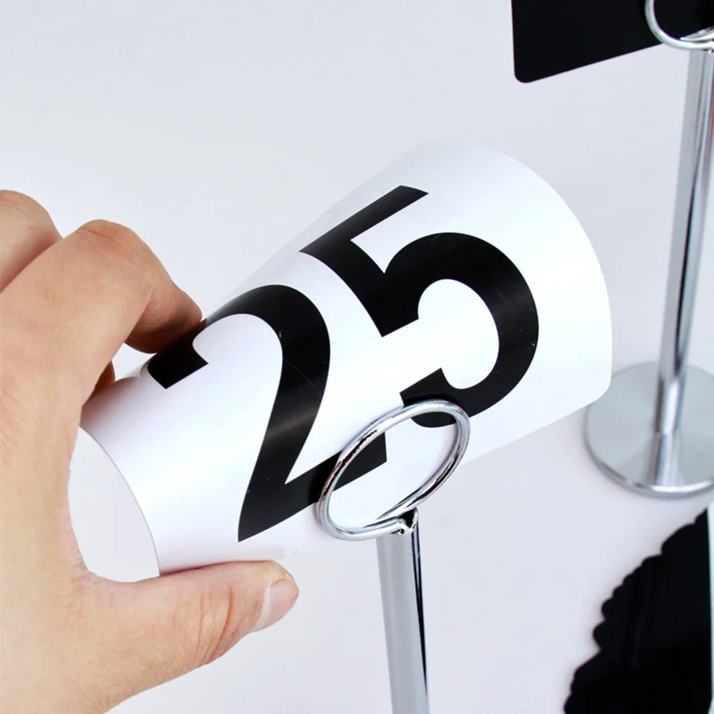 Double Side Plastic Table Numbers (13)