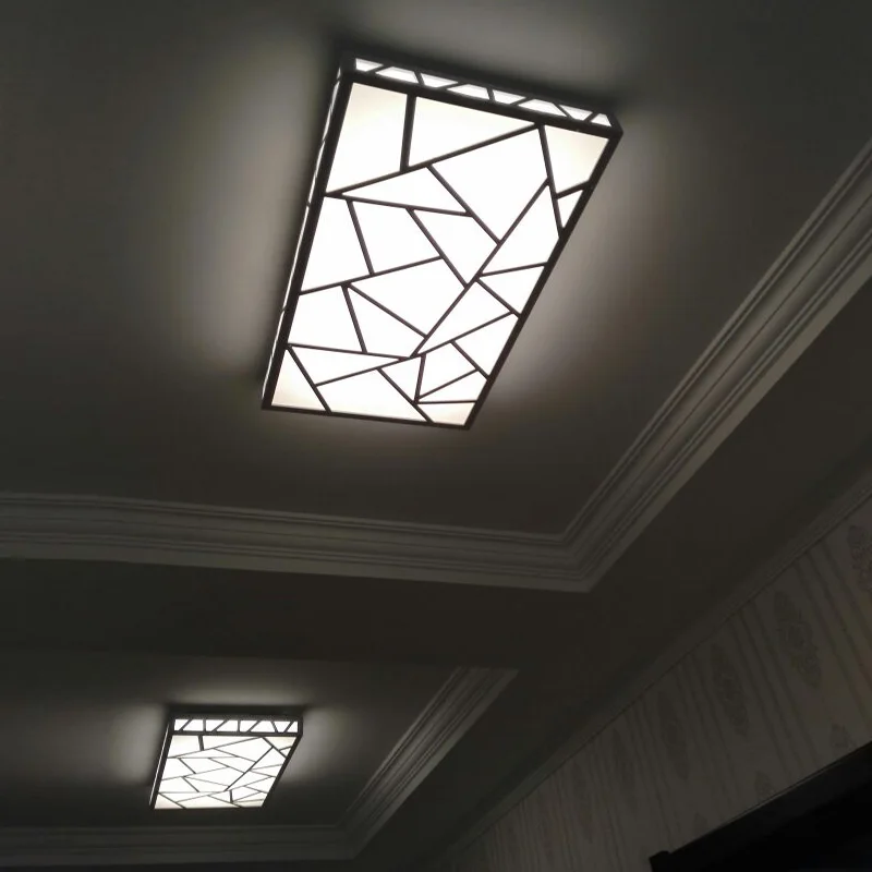 

Simple modern balcony ceiling lamps LED rectangular corridor lamp entrance foyer home lamp Ceiling Lights ZA FG66