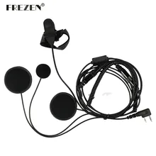 Motorcycle Full Face Helmet Headset PTT Mic For Kenwood BAOFENG CB Radio UV 5R UV 5RE