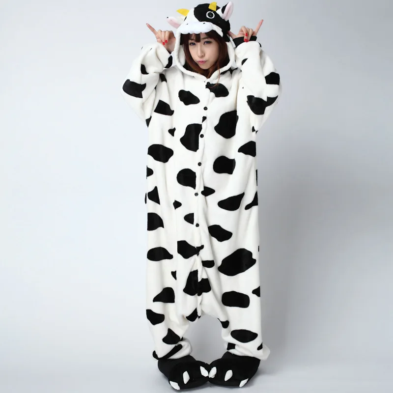 adult cow pajamas