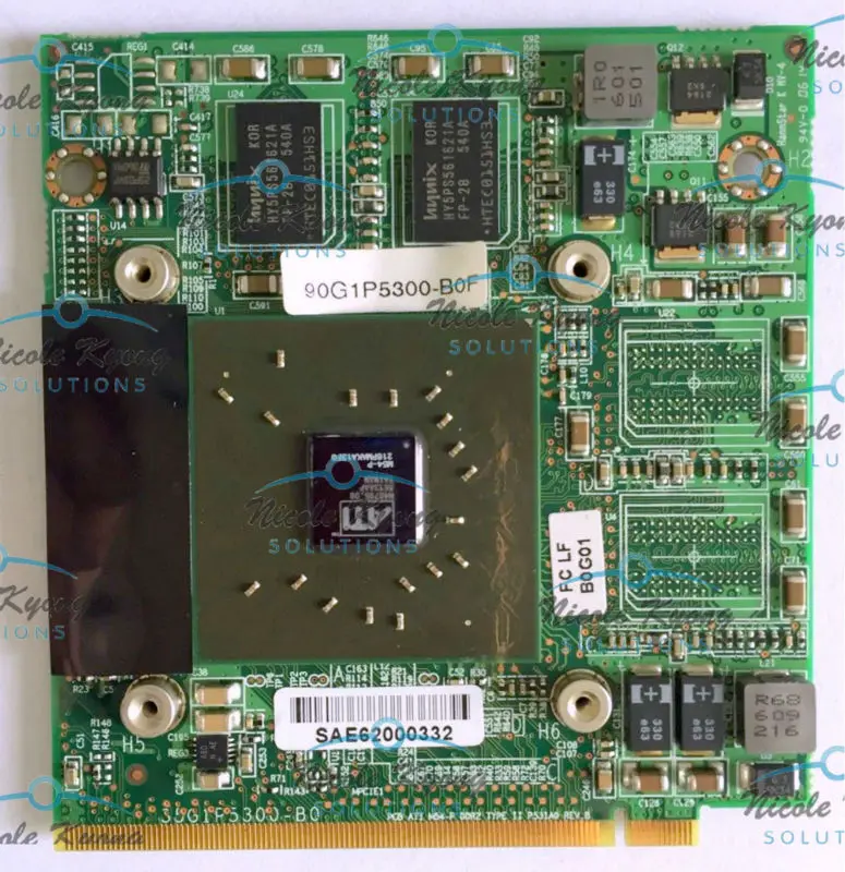 35G1P5300-B0 X1400 128MB MXM II VGA Video card for Alienware Area-51 M5500 Amilo Pi 1536