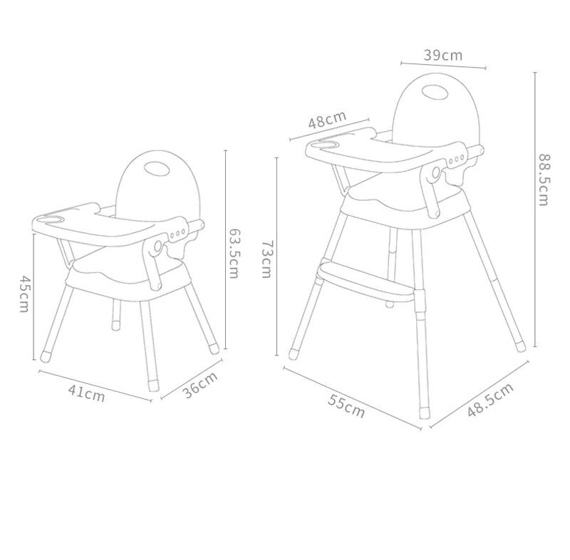 Детский стульчик для кормления, обеденный стол, многофункциональные регулируемые детские стулья, портативное детское сиденье