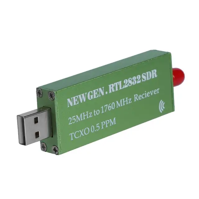 Premium USB Software Defined Ratio Premium USB RTL-SDR w/ 0.5PPM TCXO Metal Case SMA R820T2 RTL2832U