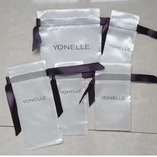 Высокое качество drawstring атласные мешочки для ювелирных изделий подарок аксессуары Косметика хрустальные украшения сумок \ пакеты индивидуальные и