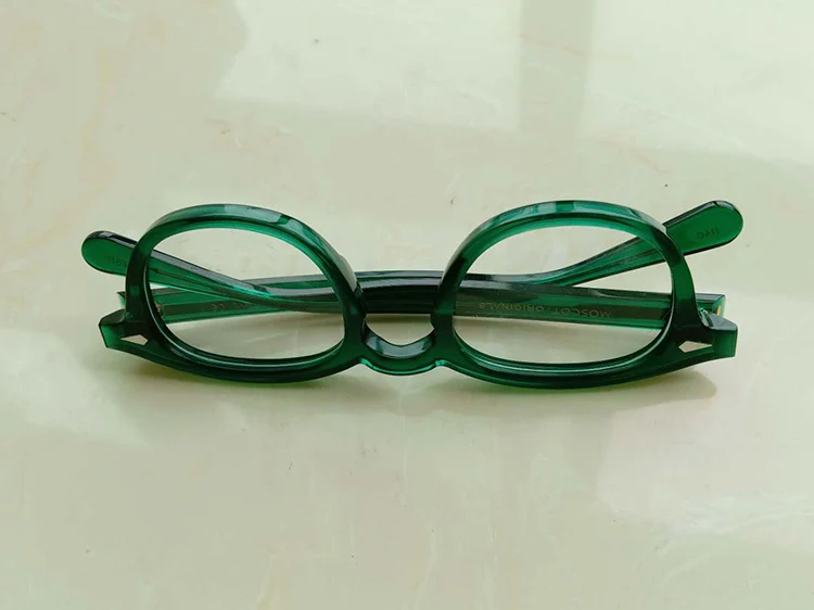 Мужские очки от Jonny Depp, ацетатная оправа для очков, женские фирменные дизайнерские компьютерные прозрачные оптические очки, оправа, высокое качество, коробка 081